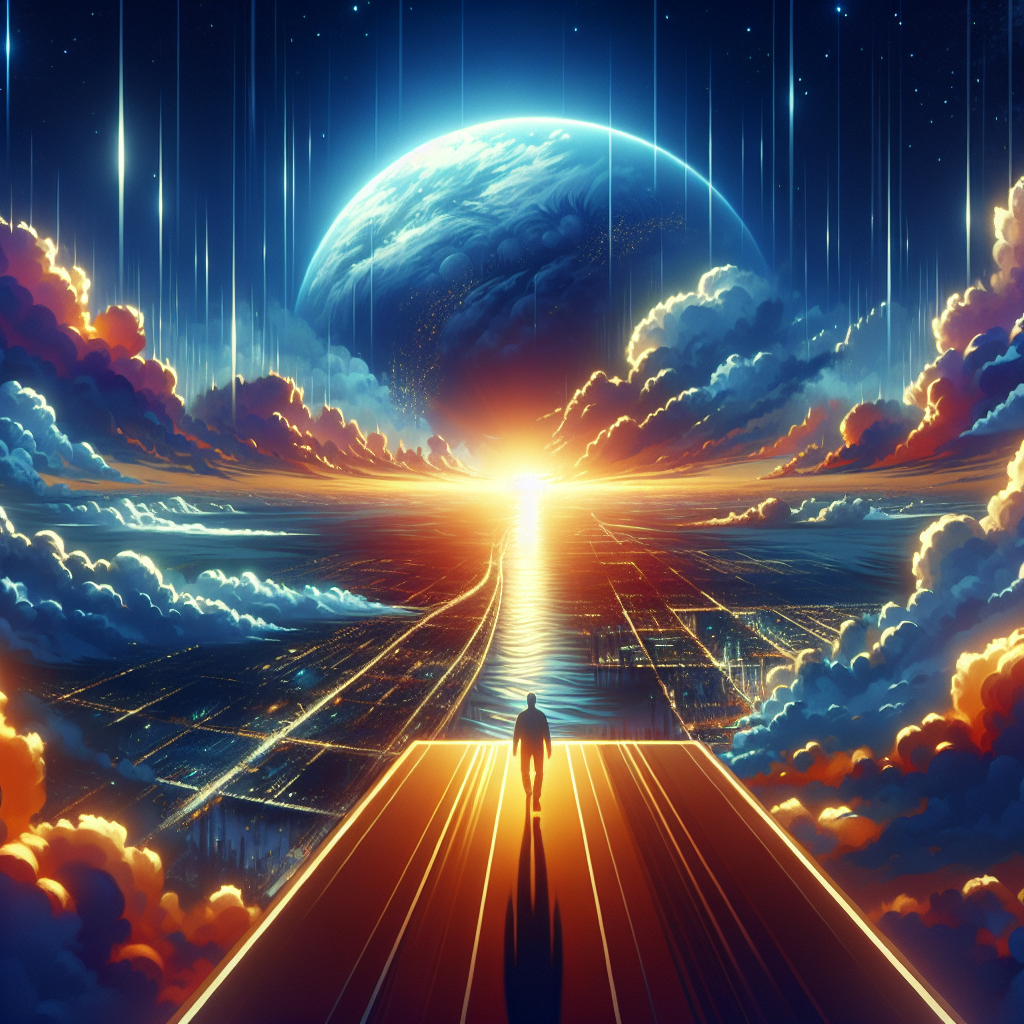 明るい未来を象徴する画像