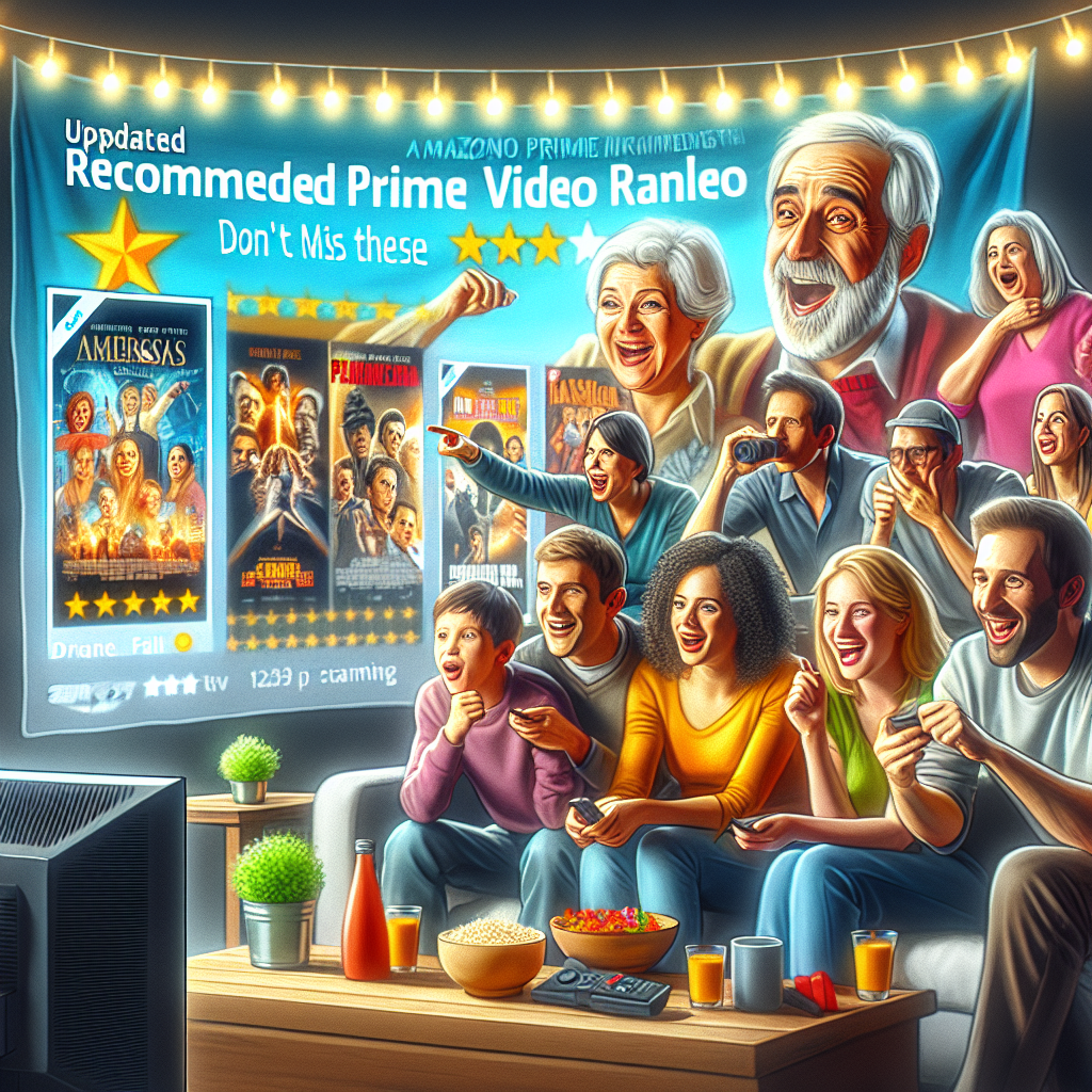 Amazonプライムビデオを楽しむ家族や友人の画像